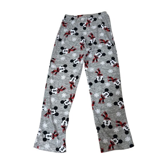 Mickey Mouse Disney Winter Christmas Flannel Bottom PJ Size XS - Picture 3 of 3